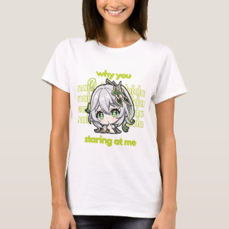camiseta de impacto nahida genshin