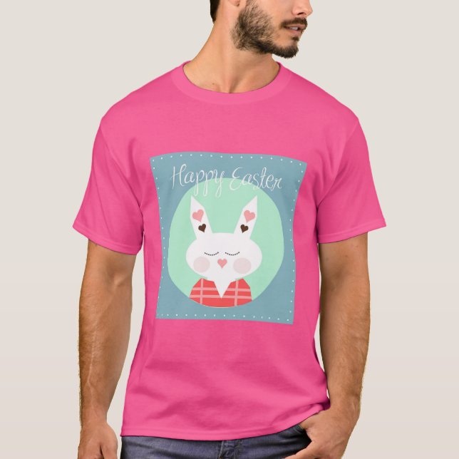 Camiseta de impresión brillante “Feliz” – Difunde  (Anverso)