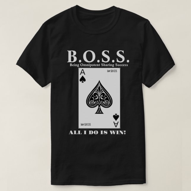 Camiseta de impresión completa BOSS (Diseño del anverso)