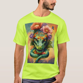 Camiseta de impresión de dragón