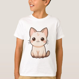 Camiseta de impresión de gato para los amantes del