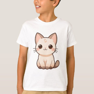 Camiseta de impresión de gato para los amantes del