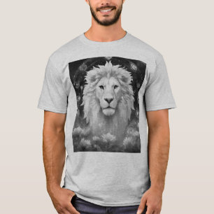 Camiseta de impresión de león
