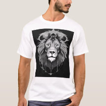 Camiseta de impresión de león