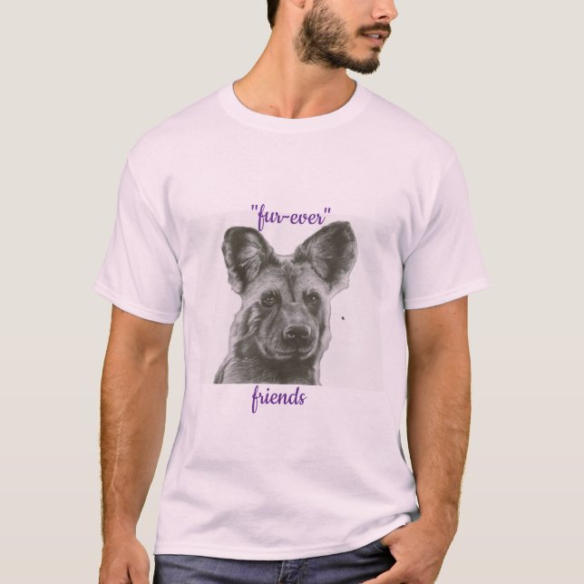 Camiseta de impresión de perro (Anverso)