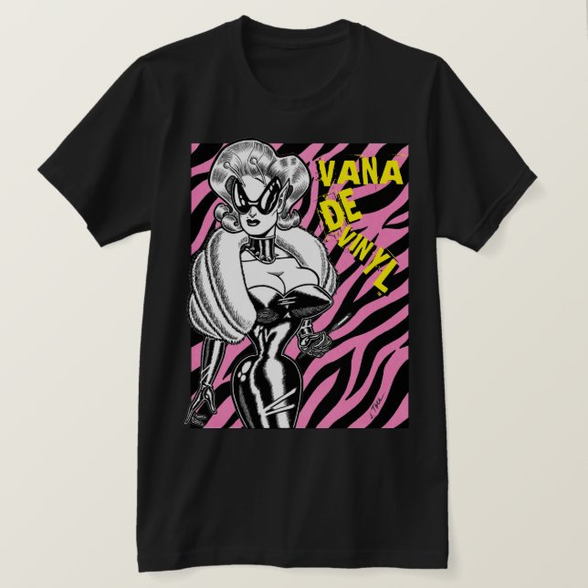 Camiseta de impresión Vana DeVinyl™/Zebra (Anverso del diseño)