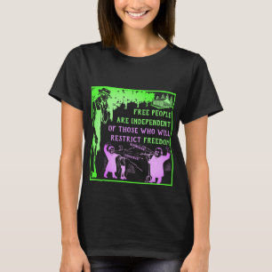 Camiseta de independencia política (oscura)