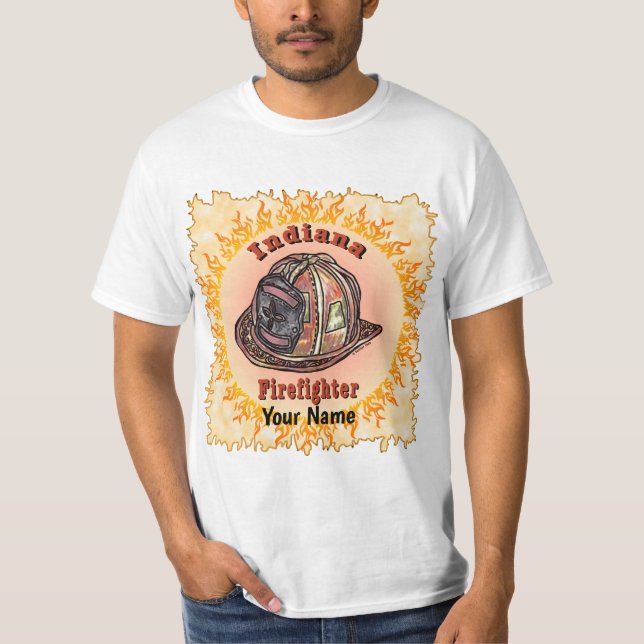Camiseta de Indiana Firefighter (Anverso)