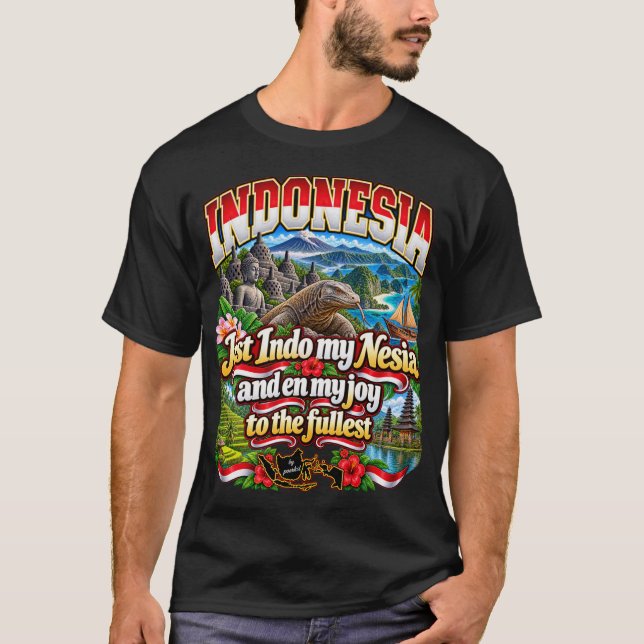 Camiseta de Indonesia (Anverso)