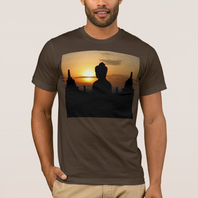 Camiseta de Indonesia del templo de Borobudur (Anverso)