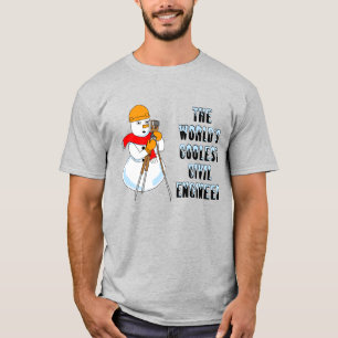 Camiseta de ingeniero civil más frío