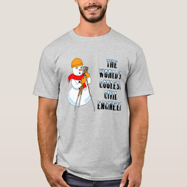 Camiseta de ingeniero civil más frío (Anverso)