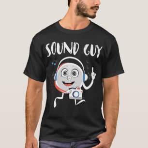 Camiseta de ingeniero de audio CHICO DE SONIDO Día
