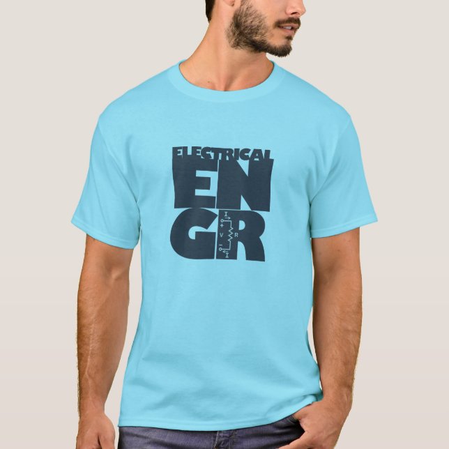 Camiseta de ingeniero eléctrico (Anverso)