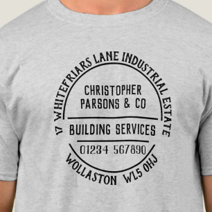 Camiseta de Ingenieros de Servicios de Construcció