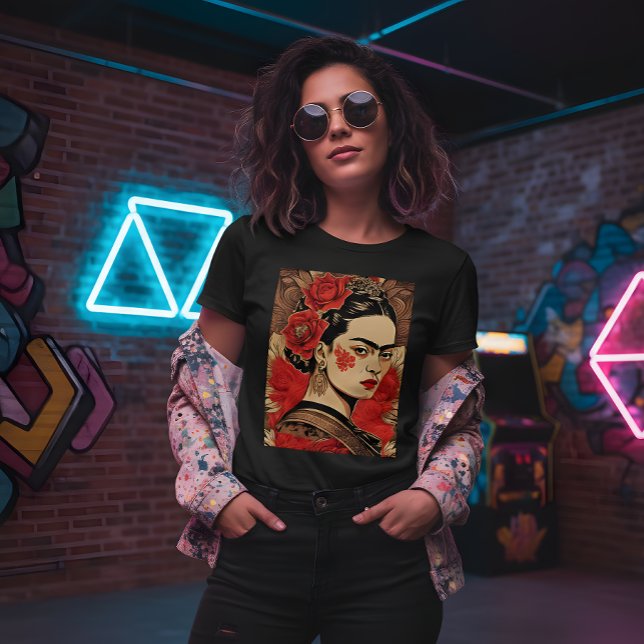 Camiseta de InkPunk Frida Kahlo - Negrita e icónic (Subido por el creador)