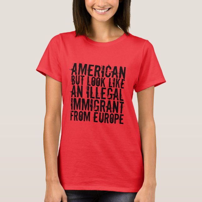 CAMISETA DE INMIGRACIÓN (Anverso)