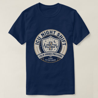 Camiseta de Insignia de Enfermera de Turno Nocturn