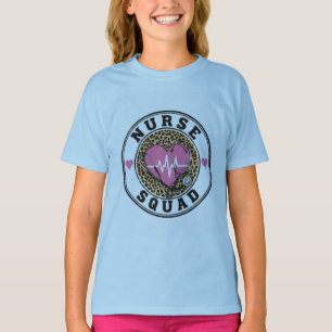 Camiseta de insignia de escuadrón de enfermeras