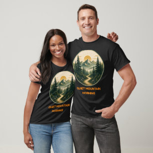 Camiseta de Insignia de Naturaleza de Mañana de Mo