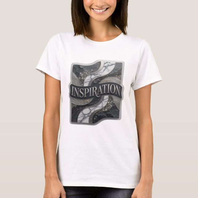 Camiseta de inspiración plateada Fresh (Anverso)