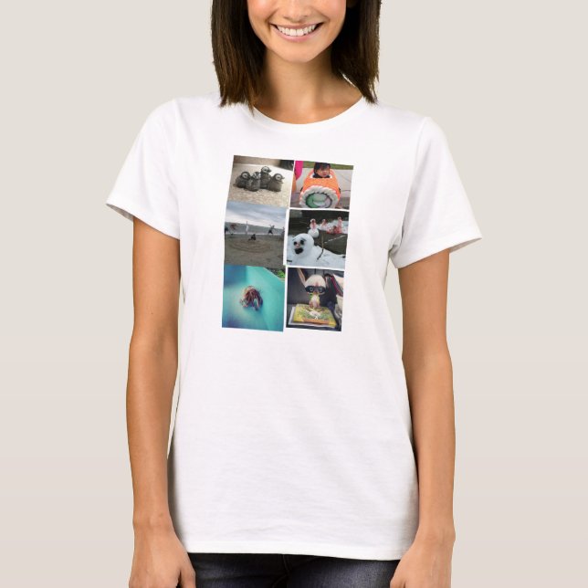 Camiseta de Instagram media para damas (Anverso)