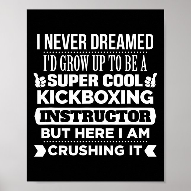 Camiseta de instructor de kickboxing. Arte marcial (Frente)