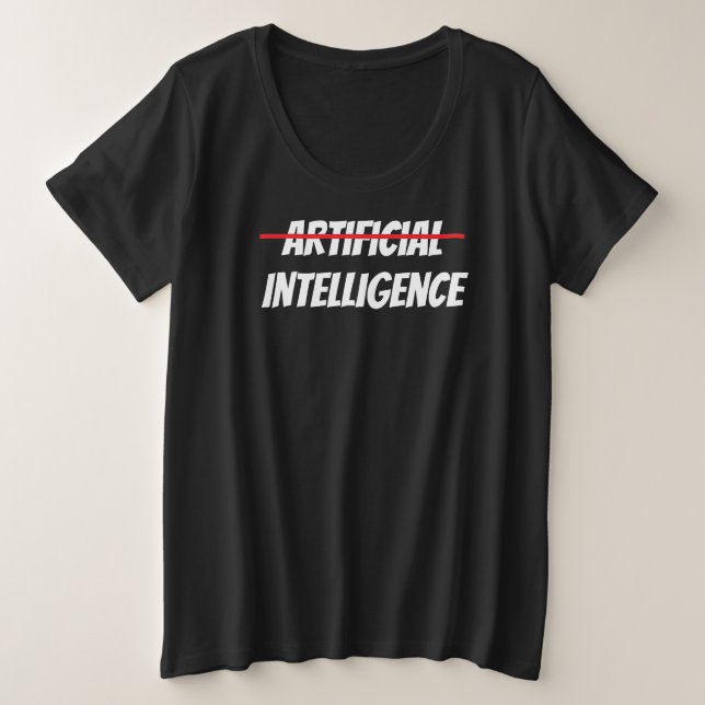 Camiseta de inteligencia artificial (Anverso del diseño)