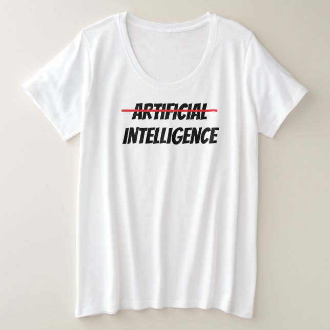 Camiseta de inteligencia artificial (Anverso del diseño)