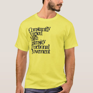 Camiseta De intensidad alta