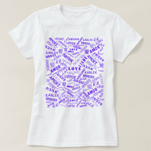 Camiseta de International Love Text