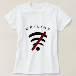 Camiseta de Internet divertida sin conexión - Text