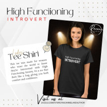 Camiseta de Introvertido de Alto Funcionamiento