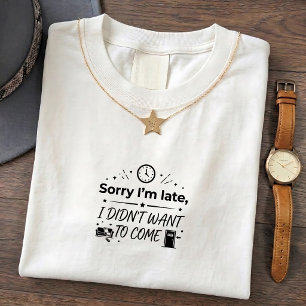 Camiseta de Introvertido: No Vine Quiero Lo Siento