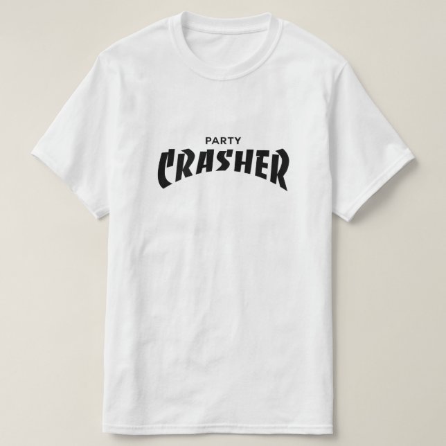 Camiseta de intruso en la fiesta (Diseño del anverso)