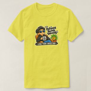 Camiseta de inversor   Camiseta amarilla de invers