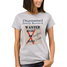 Camiseta de Investigación Familiar [Apellido] (Car