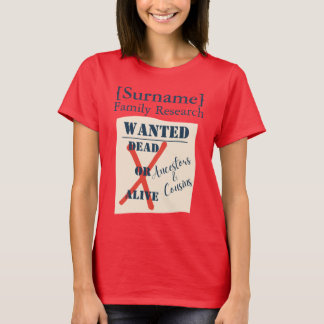 Camiseta de Investigación Familiar [Apellido] (Car