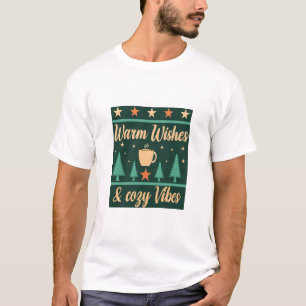 Camiseta de invierno de café Deseos Cálidos y Ambi