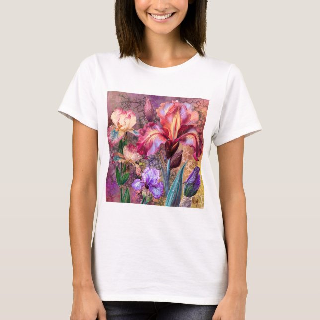 Camiseta de Iris Coloridos (Anverso)