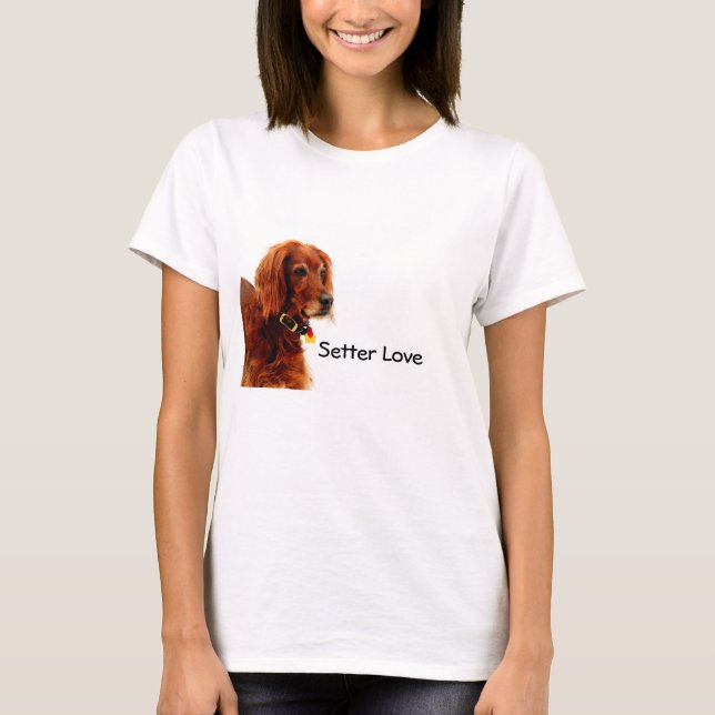 Camiseta de Irish Setter (Anverso)