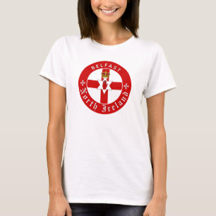 Camiseta de Irlanda del Norte, Belfast, bandera de