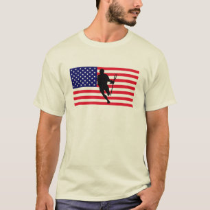 Camiseta de IRock América de la bandera de