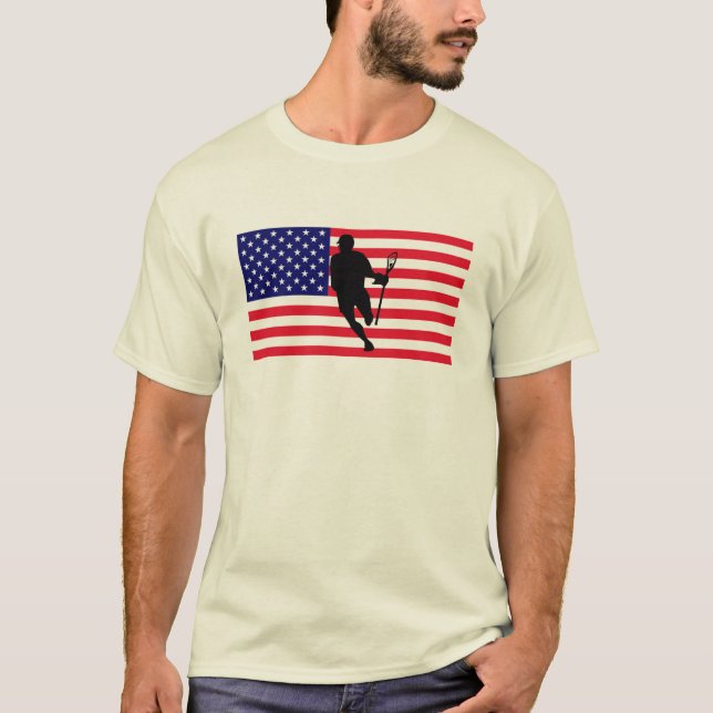 Camiseta de IRock América de la bandera de (Anverso)