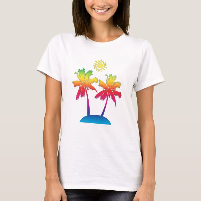 Camiseta de Isla Tropical (Anverso)