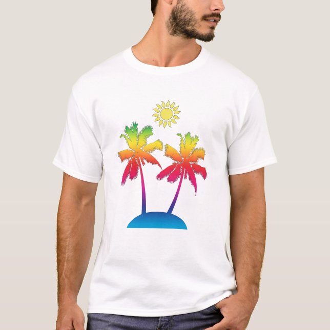 Camiseta de Isla Tropical (Anverso)