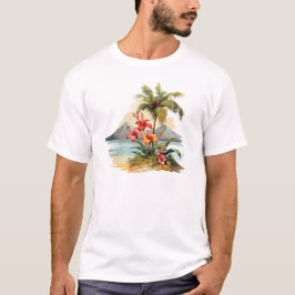 Camiseta de Isla Tropical