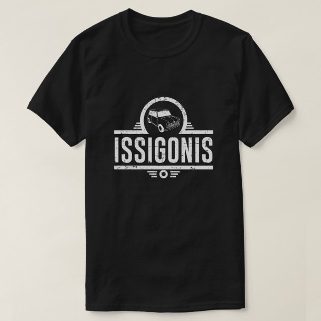 Camiseta de Issigonis Mini Cooper (Diseño del anverso)