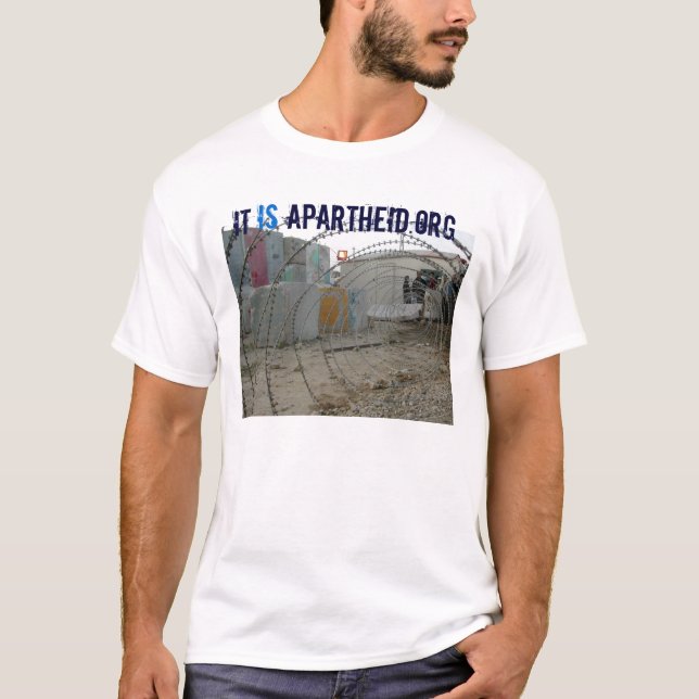 camiseta de itisapartheid.org (Anverso)
