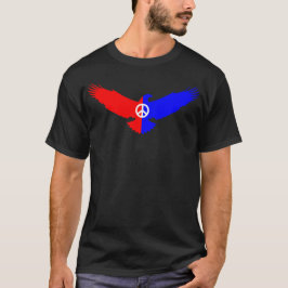 Camiseta De izquierda, de la derecha, el mismo pájaro para
